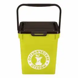 Контейнер для мусора, 8л, зеленый