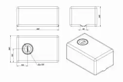 Емкость ЭВП 50л белая