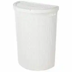 Корзина для белья Eco Style, 45л, белый