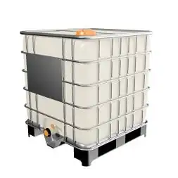 Еврокуб (IBC-контейнер) с краном на деревянном поддоне, 1000 л, белый [10090001]