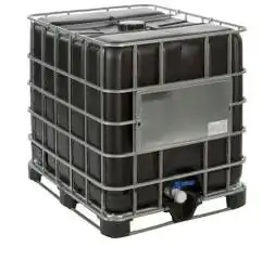 Еврокуб (IBC-контейнер) с краном на деревянном поддоне, 1000 л, белый [10090001]