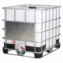 Еврокуб (IBC-контейнер) с краном на комбинированном поддоне, 1000 л, белый [10090003]