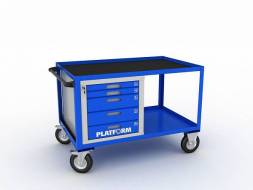 Тележка для инструментов ДВК PLATFORM 1300х700.500