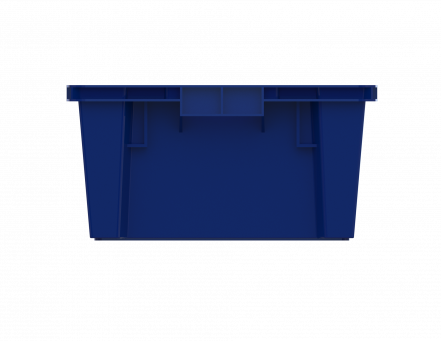 Ящик пластиковый (600х400х200) перфорированные стенки сплошное дно