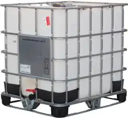 Еврокуб (IBC-контейнер) с заземлением, 1000 л, белый [UC 1000ex]