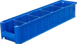 Лоток (контейнер) полочный для мелких деталей и компонентов SK, 500х117х90 мм, синий [SK 5109]