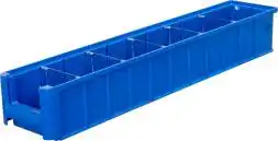 Лоток (контейнер) полочный для мелких деталей и компонентов SK, 600х117х90 мм, синий [SK 6109]