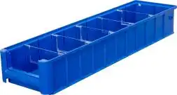 Лоток (контейнер) полочный для мелких деталей и компонентов SK, 600х156х90 мм, синий [SK 61509]