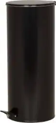 Урна мусорная с педалью, 30 литров, черный