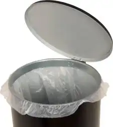 Урна мусорная с педалью, 30 литров, черный