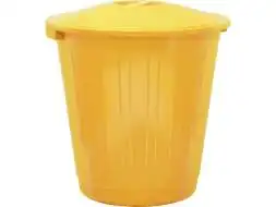 Бак с крышкой (70 л) желтый