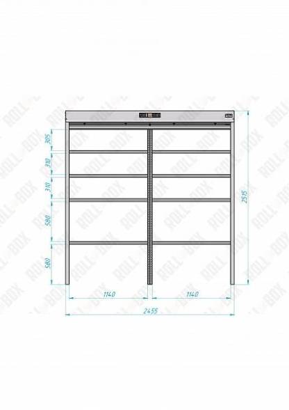 Роллетный шкаф ROLL-BOX SIMPLE Plus 24.05.24.V2-1