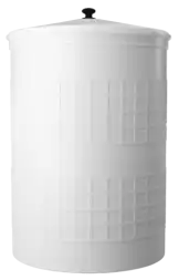 Бочка пластиковая садовая для дождевой воды и полива, 150л, белый [380]