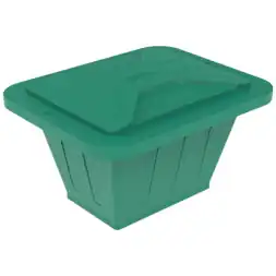 Ванна пластиковая пищевая с крышкой К, 200 л, HDPE, зеленый [121207.0200.401.000]