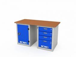 Верстак ДВК с 2 тумбами WOKER PRO 2104.1500