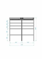 Роллетный шкаф ROLL-BOX SIMPLE Plus 24.05.44.V1-1