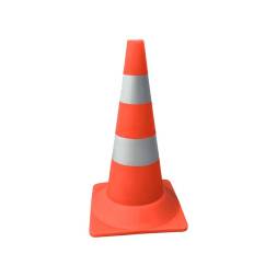 Конус дорожный 520 мм, 2 светоотражающих полосы, утяжелитель
