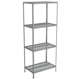 Стеллаж перфорированный из нержавеющей стали 2500x1000x600 [14006]