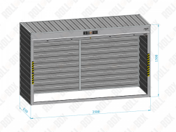 Шкаф в паркинг ROLL‑BOX BUDGET L-0