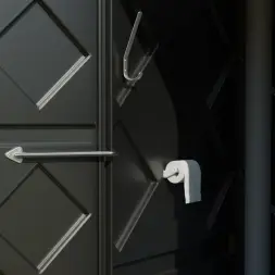 Мобильная туалетная кабина &quot;Рециклинг&quot; в сборе черная