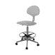 Кресло высокое медицинское КР12-В (обивка) светло-серое [10713]