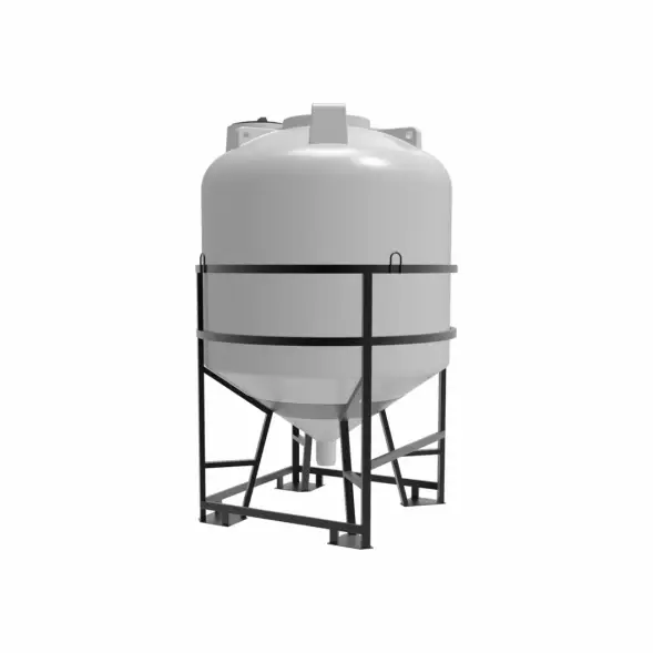 Емкость ЦКТ 5000 л с патрубком 110мм белая в обрешетке