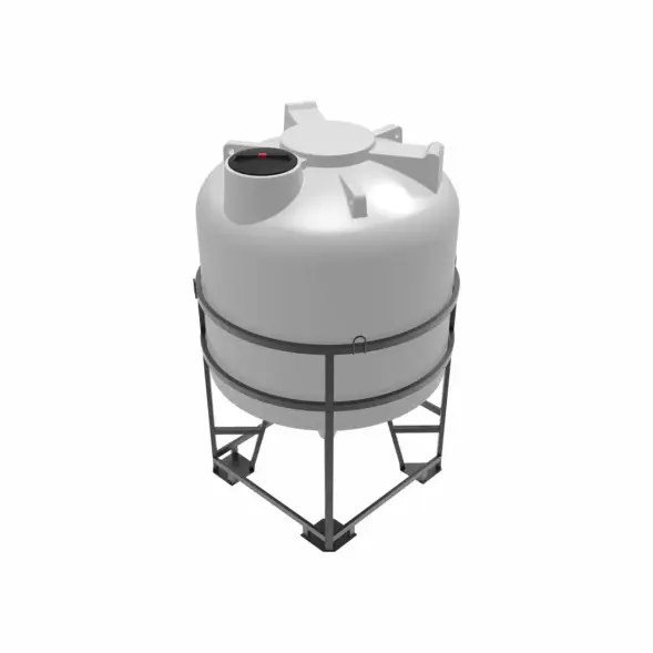 Емкость ЦКТ 5000 л с патрубком 110мм белая в обрешетке