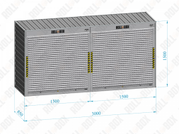 Шкаф в паркинг ROLL‑BOX BUDGET XL-2.0