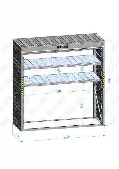 Шкаф в паркинг ROLL‑BOX IN STOCK M-2