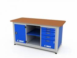 Верстак ДВК с 2 тумбами COMBAT 2105.1830