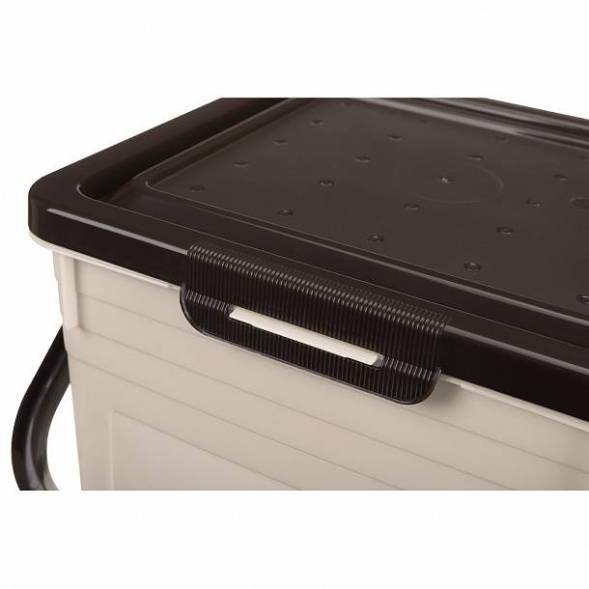 Контейнер для мусора, 8л, светло-бежевый