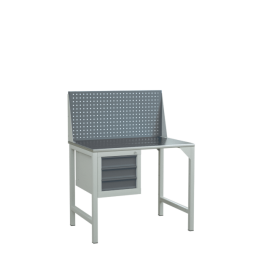 Верстак 1000 с подвесной тумбой с 3 ящиками [17222]