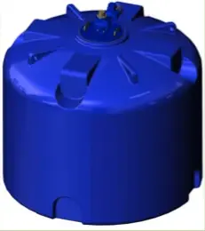 Емкость TR 4500 синий с лопастной мешалкой