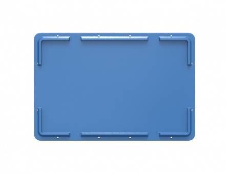 Ящик пластиковый поворотно-вкладываемый универсальный, 600х400х300 мм, синий [12.480.PE.61 (KD6430.1)]