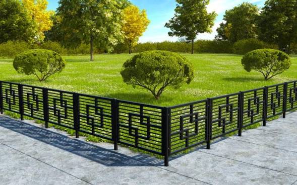 Пешеходное металлическое ограждение ПО-14, 1 пог. м.