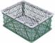 Ящик пластиковый перфорированный, 430х330х180 мм, зеленый [430330180-02]