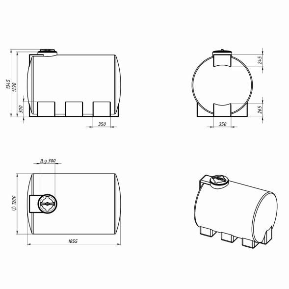 Емкость R ЭВГ 2000л