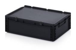Евроконтейнер пластиковый ESD ED 64/17 HG, 60x40x18,5 см