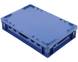 Ящик пластиковый мясной Е1, 600х400х120 мм, синий [600400120-00]