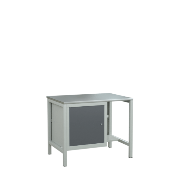 Верстак 1000 с тумбой с распашной дверцей и полкой [17234]