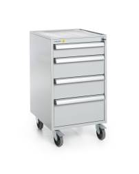 Тумба с выдвижными ящиками Treston 45/66-3, роликовые колеса, 60749303