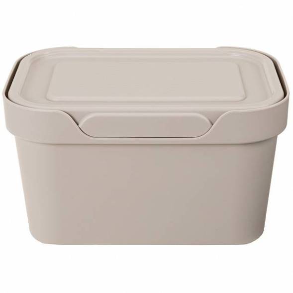 Ящик с крышкой универсальный Luxe, 1,9л, светло-бежевый