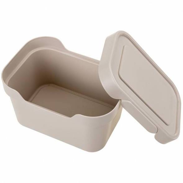 Ящик с крышкой универсальный Luxe, 1,9л, светло-бежевый