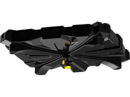 Бак пластиковый для летнего душа, 110 л, черный [Б-110(М)]