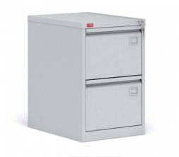 Шкаф металлический картотечный (картотека) Пакс-Металл КР-2, A4, 2 ящика, 715x465x630 мм