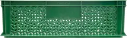 Ящик пластиковый перфорированный, 600x400x180 мм, 35 л, зеленый [706.02.01 м]