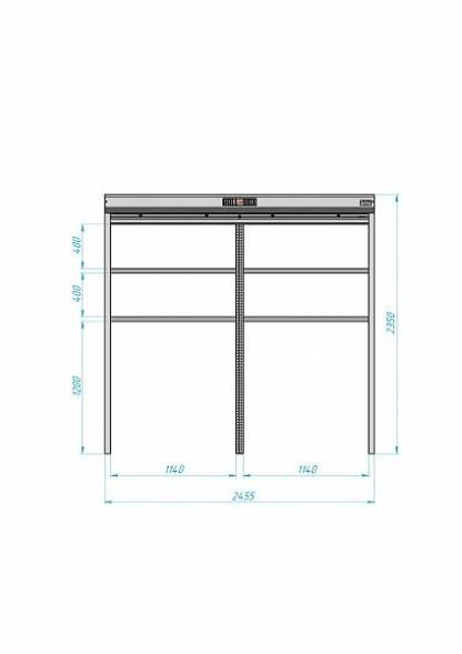 Роллетный шкаф ROLL-BOX SIMPLE Plus 24.08.22.V1-1