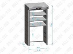 Шкаф в паркинг ROLL‑BOX STANDART ECO 22.11.075 V1