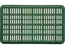 Ящик пластиковый перфорированный, 500x300x264 мм, 39,6 л, зеленый [112]