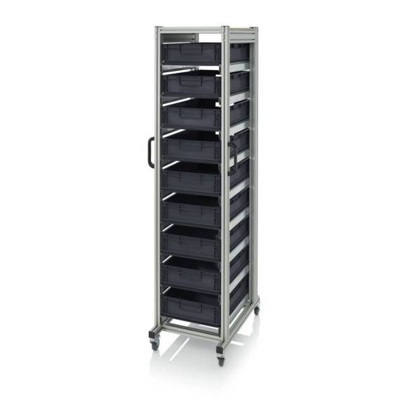 Тележка с ESD-защитой для евроконтейнеров 60 x 40 ESD SE 200 6412, 59 x 76 x 200 см